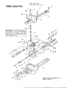 Single Speed Transaxle Left Hand parts for Mtd Front-Engine Lawn Tractor 132-431F088 from AppliancePartsPros.com