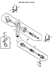 Arm Shaft Drive System parts for Kenmore Sewing Machine 13310 from AppliancePartsPros.com