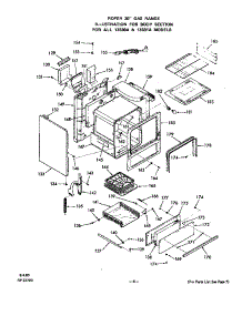 Body parts for Roper Gas Range 1333*1A from AppliancePartsPros.com