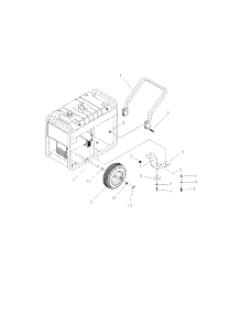 Wheel Kit parts for Generac Generator 1339-0 from AppliancePartsPros.com