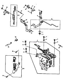 Pattern Stitch Length Control And Cam Controlled Feed parts for Kenmore Sewing Machine 13410 from AppliancePartsPros.com