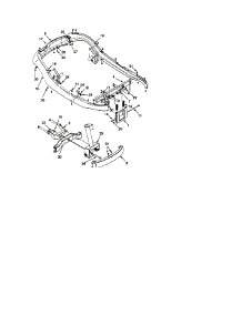 Upper Frame parts for Mtd Rear-Engine Riding Mower 134A-325-401 from AppliancePartsPros.com