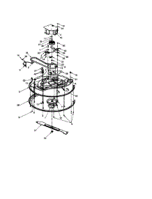 Three-In-One Mowing Deck parts for Mtd Rear-Engine Riding Mower 134A-325-401 from AppliancePartsPros.com