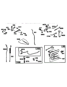 Control Panel parts for Briggs & Stratton Lawn & Garden Engine 135200 TO 135299 (0001 - 0007) from AppliancePartsPros.com