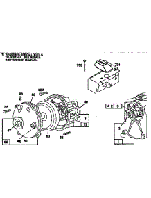 Gear Case Assembly parts for Briggs & Stratton Lawn & Garden Engine 135200 TO 135299 (0001 - 0007) from AppliancePartsPros.com