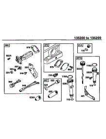 Oil Gard Kit parts for Briggs & Stratton Lawn & Garden Engine 135200-135299 (0079-0093) from AppliancePartsPros.com