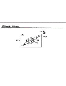 Crankshaft parts for Briggs & Stratton Lawn & Garden Engine 135200-135299 (0258-0269) from AppliancePartsPros.com