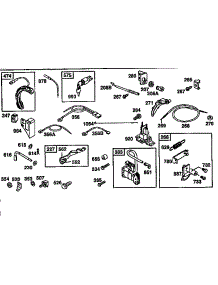 Control Throttle parts for Briggs & Stratton Lawn & Garden Engine 135200-135299 (0670) from AppliancePartsPros.com