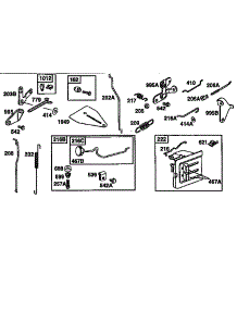 Bracket Control parts for Briggs & Stratton Lawn & Garden Engine 135200-135299 (1299) from AppliancePartsPros.com