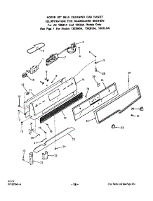 Backguard(For All 13531A, 13532A Models Only) parts for Roper Gas Range 1353*1A from AppliancePartsPros.com