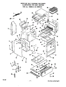 Body parts for Roper Gas Range 1353*4A from AppliancePartsPros.com