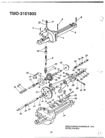 Single Speed Transaxle-Rh parts for Mtd Front-Engine Lawn Tractor 135Q670G088 from AppliancePartsPros.com