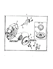 Shroud & Rewind Starter parts for Amf Gas Snowblower 1365000 from AppliancePartsPros.com