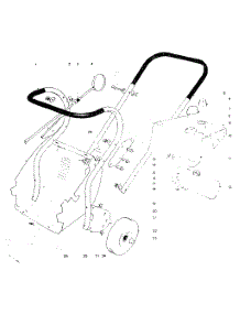 Upper Main Frame parts for Craftsman Gas Snowblower 136819600 from AppliancePartsPros.com