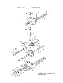Single Speed Transaxle Lh parts for Mtd Front-Engine Lawn Tractor 136H451E088 from AppliancePartsPros.com