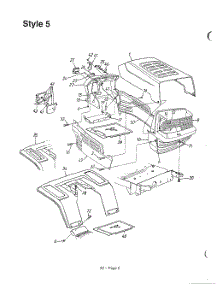 Style 5 parts for Mtd Front-Engine Lawn Tractor 136L661F788 from AppliancePartsPros.com