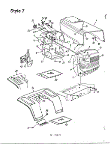 Style 7 parts for Mtd Front-Engine Lawn Tractor 136M670G788 from AppliancePartsPros.com