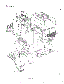 Style 3 parts for Mtd Front-Engine Lawn Tractor 136S699G788 from AppliancePartsPros.com