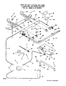 Burner parts for Roper Gas Range 1393*4A from AppliancePartsPros.com
