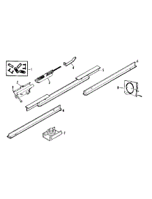 Rail Assembly Parts parts for Craftsman Garage Door Opener 13953609 from AppliancePartsPros.com