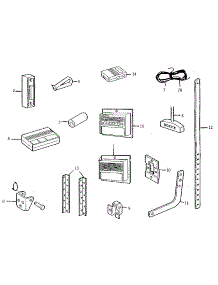 Installation parts for Craftsman Garage Door Opener 13953625SR from AppliancePartsPros.com