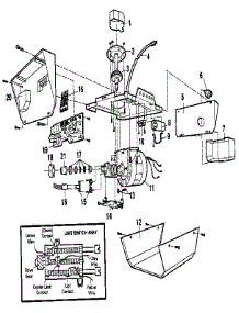 Opener Assembly parts for Craftsman Garage Door Opener 13953913SRT from AppliancePartsPros.com