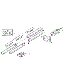 Rail Assembly parts for Craftsman Garage Door Opener 13953915SRT from AppliancePartsPros.com