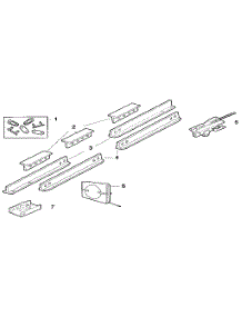 Rail Assembly parts for Craftsman Garage Door Opener 13953998SRT from AppliancePartsPros.com
