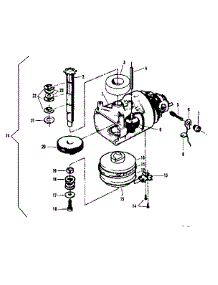 Motor Assembly parts for Craftsman Garage Door Opener 13965232 from AppliancePartsPros.com