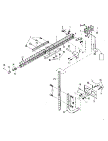 Rail Assembly parts for Craftsman Garage Door Opener 139664753 from AppliancePartsPros.com