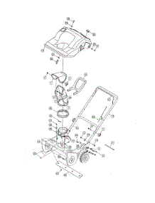 Chute / Handle parts for Mtd Gas Snowblower 13A-240-762 from AppliancePartsPros.com
