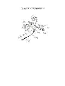 Transmission Controls parts for Cub Cadet Front-Engine Lawn Tractor 13A-254G712 from AppliancePartsPros.com