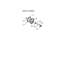 Front Wheel parts for Cub Cadet Front-Engine Lawn Tractor 13A-254G712 from AppliancePartsPros.com