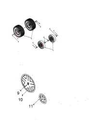 Wheel Assembly parts for Mtd Rear-Engine Riding Mower 13A-325-402 from AppliancePartsPros.com