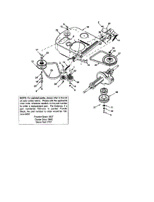 Idler Bracket / Grease / Transmission parts for Mtd Rear-Engine Riding Mower 13A-344-799 from AppliancePartsPros.com