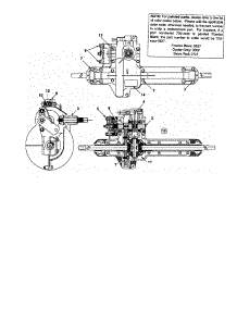 Drive Shaft / Upper Housing parts for Mtd Rear-Engine Riding Mower 13A-344-799 from AppliancePartsPros.com