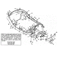 Pivot Bar / Bracket, Hood parts for Mtd Rear-Engine Riding Mower 13A-344-799 from AppliancePartsPros.com