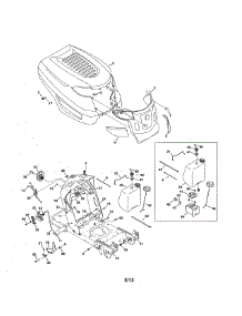 K Style Hood parts for Mtd Front-Engine Lawn Tractor 13A0785T055 from AppliancePartsPros.com
