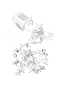 5 Style Hood parts for Mtd Front-Engine Lawn Tractor 13A0785T055 from AppliancePartsPros.com