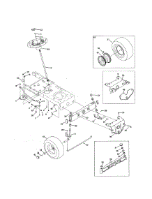 Front End Steering parts for Mtd Front-Engine Lawn Tractor 13A0785T055 from AppliancePartsPros.com