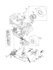 Transmission parts for Mtd Front-Engine Lawn Tractor 13A0785T055 from AppliancePartsPros.com