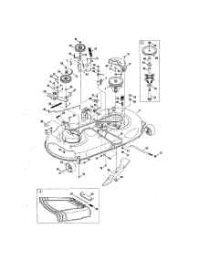 46" Deck parts for Mtd Front-Engine Lawn Tractor 13A0785T055 from AppliancePartsPros.com