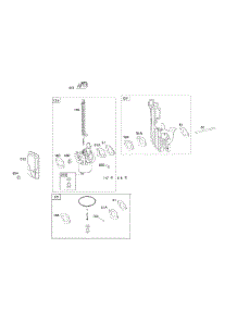 Carburetor / Carburetor Overhaul Kit parts for Briggs & Stratton Lawn & Garden Engine 13A137-0001-F1 from AppliancePartsPros.com