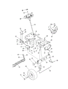 Steering parts for Mtd Front-Engine Lawn Tractor 13A1762F729 from AppliancePartsPros.com