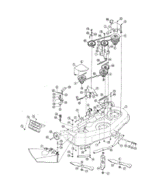 46" Deck parts for Mtd Front-Engine Lawn Tractor 13A1762F729 from AppliancePartsPros.com