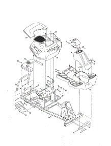 Fender / Frame parts for Mtd Rear-Engine Riding Mower 13A226JD099 from AppliancePartsPros.com