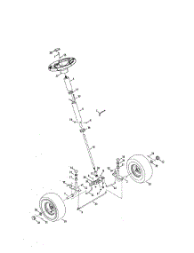 Steering parts for Mtd Rear-Engine Riding Mower 13A226JD099 from AppliancePartsPros.com