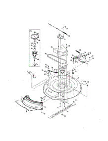 Deck / Spindle Pulley parts for Mtd Rear-Engine Riding Mower 13A226JD099 from AppliancePartsPros.com