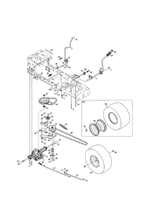 Transmission / Wheel parts for Mtd Front-Engine Lawn Tractor 13A277XS099 from AppliancePartsPros.com