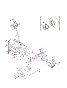 Steering / Wheel parts for Mtd Front-Engine Lawn Tractor 13A277XS299 from AppliancePartsPros.com